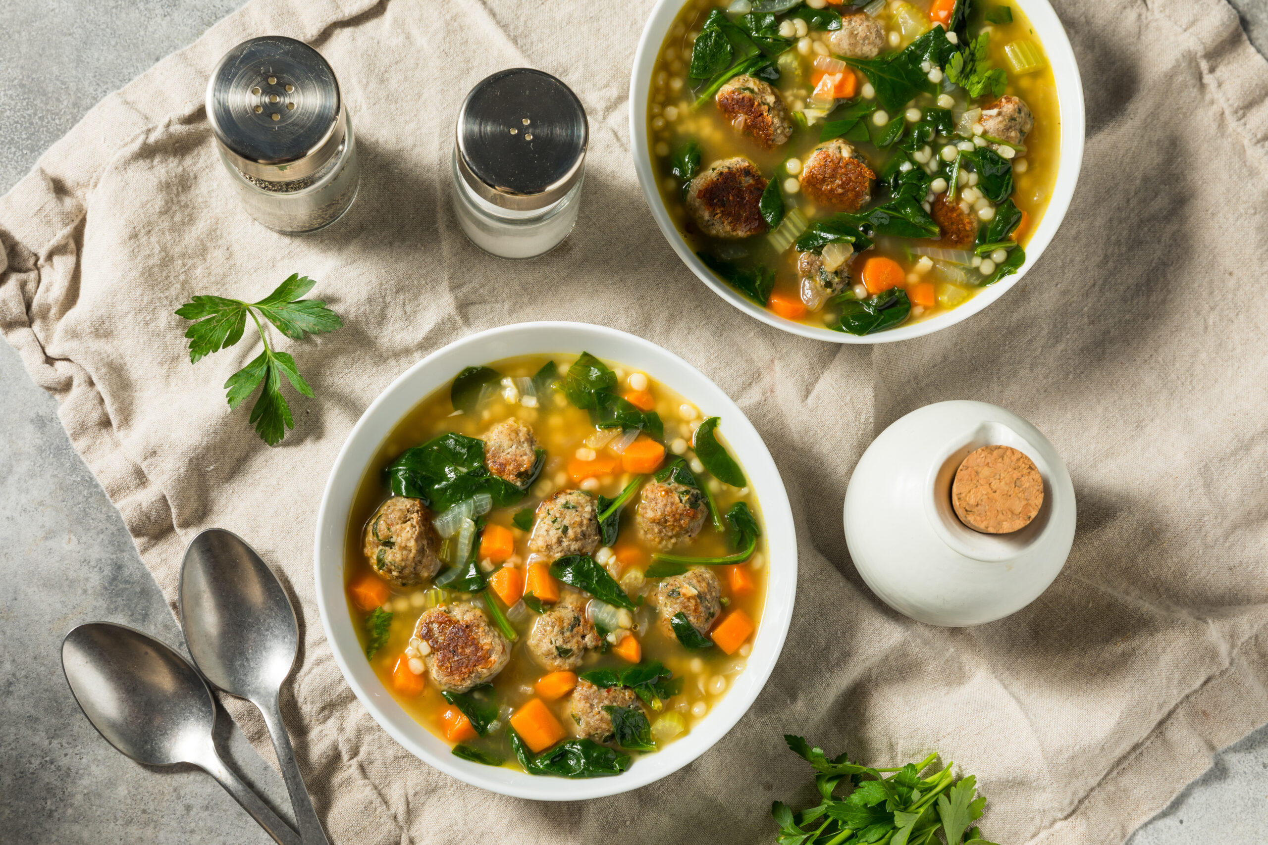 Hearty Homemade Italian Wedding Soup
