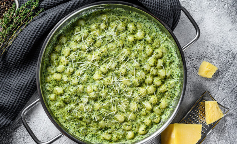 Basil Gnocchi with Braised Short Ribs