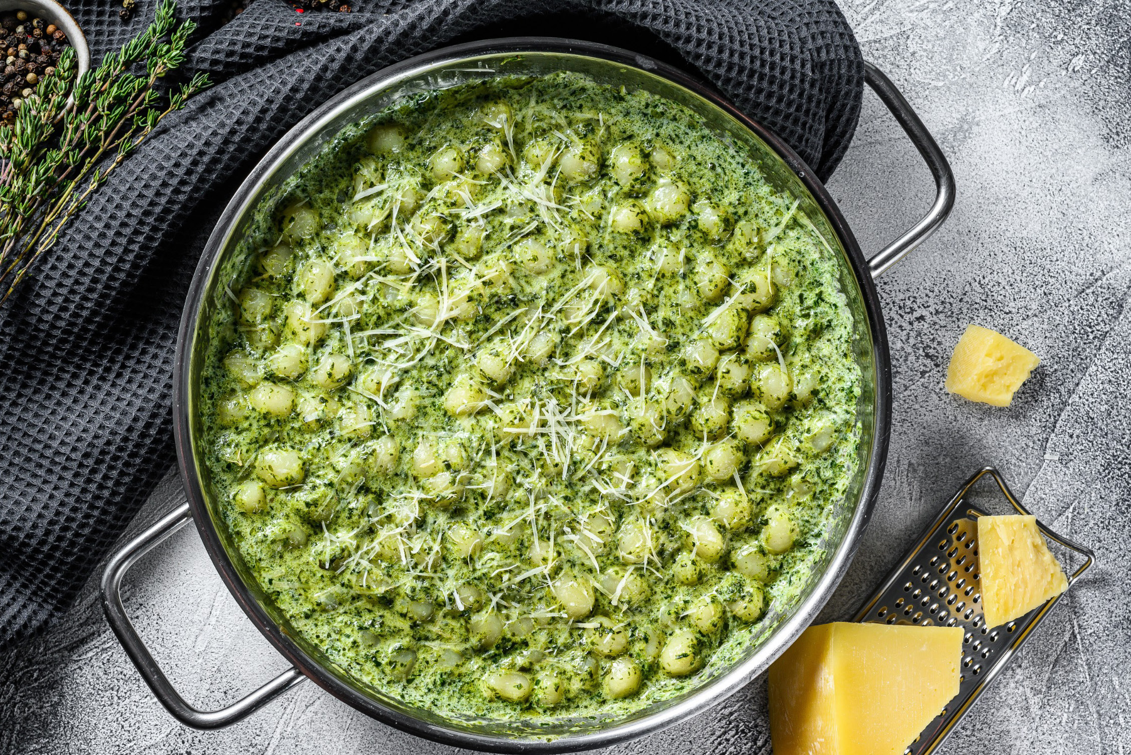 Basil Gnocchi with Braised Short Ribs