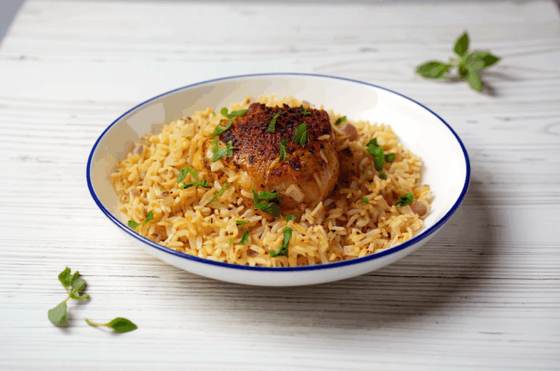 Middle Eastern Inspired Chicken & Rice