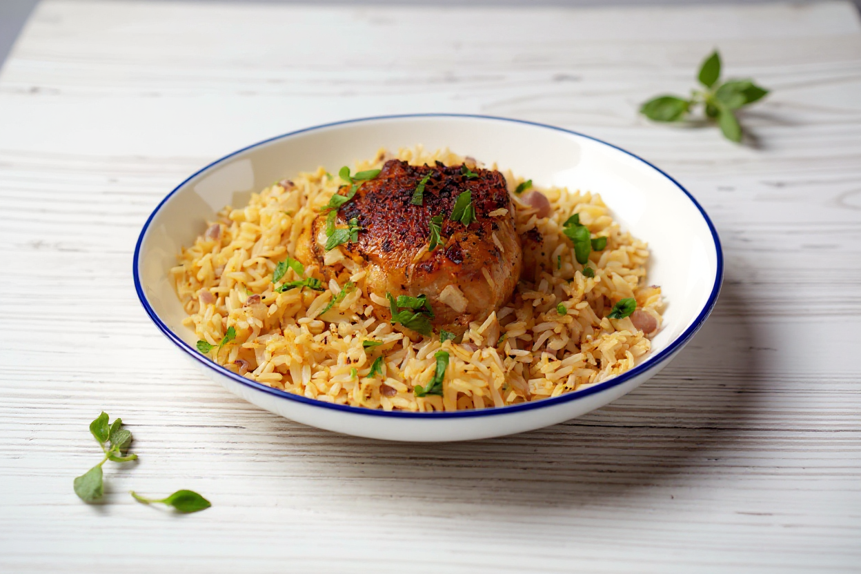 Middle Eastern Inspired Chicken & Rice