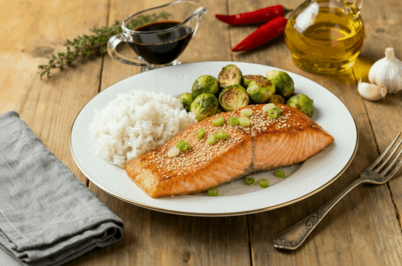 Teriyaki Salmon Bowls