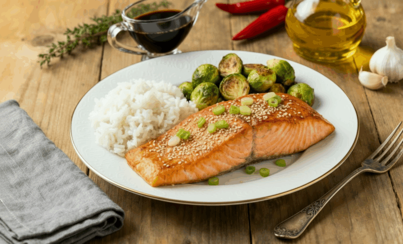 Teriyaki Salmon Bowls