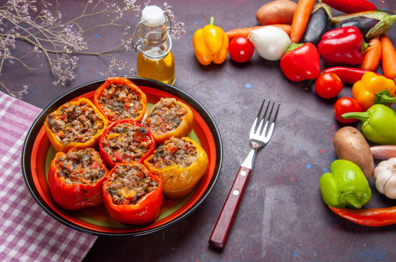 Spanish Stuffed Bell Peppers