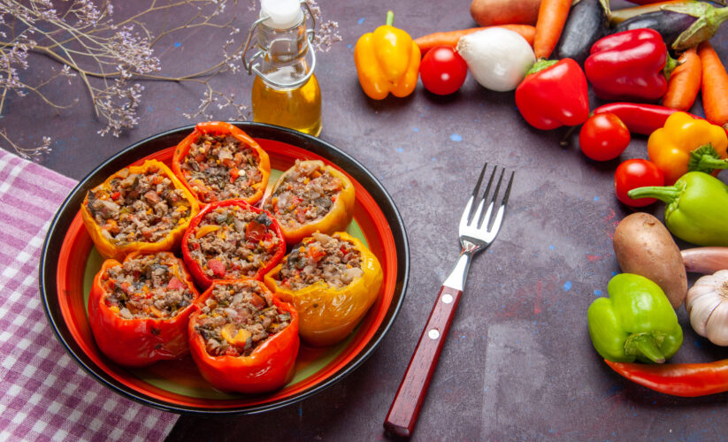 Spanish Stuffed Bell Peppers