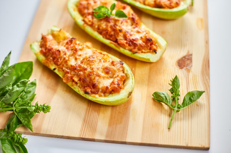 Savory Stuffed Squash Boats