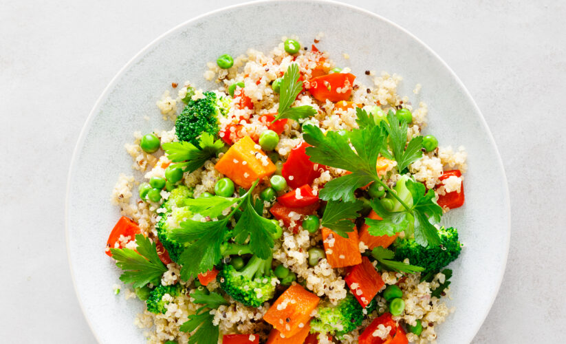 Quinoa and Broccoli Salad