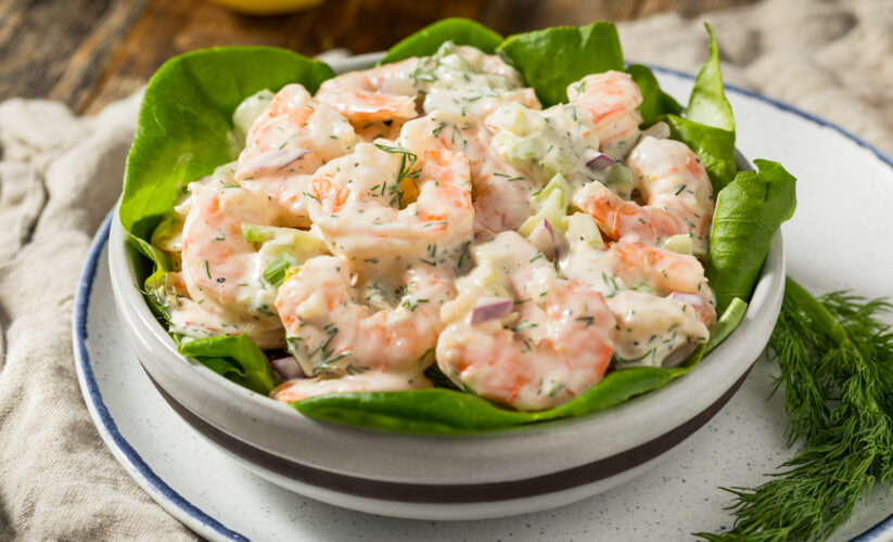 Shrimp Salad with Cucumber & Fresh Herbs
